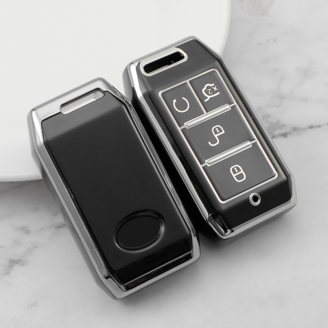Sliver TPU Car Key Cover For BYD Key Protect Case