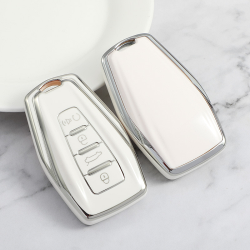 Sliver TPU Car Key Cover For Geely Key Protect Case