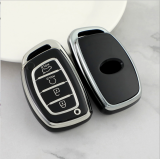 Sliver TPU Car Key Cover For Hyundai Key Protect Case