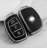 Sliver TPU Car Key Cover For Hyundai Key Protect Case