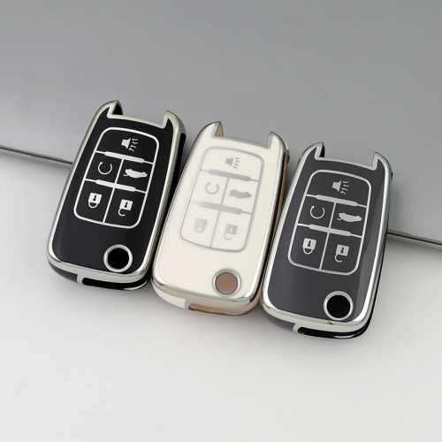 Sliver TPU Car Key Cover For Chevrolet Key Protect Case
