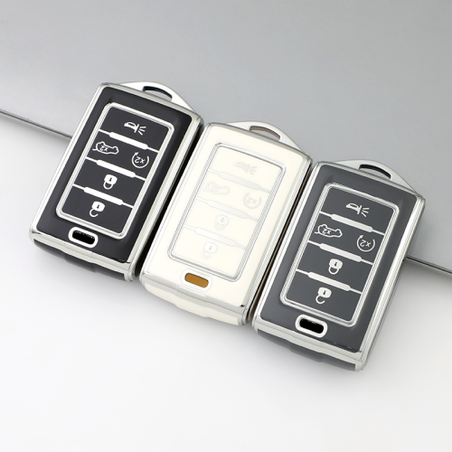 Sliver TPU Car Key Cover For Jeep Key Protect Case