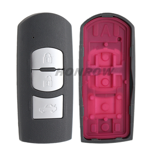 For Mazda 2/2+1/3/3+1/4 buttons remote key blank without logo .3 part of the key