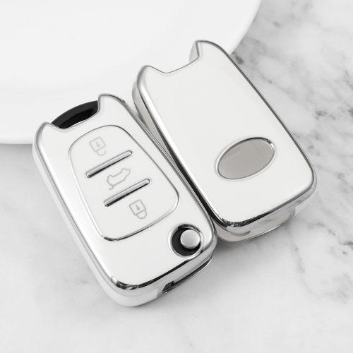 Sliver TPU Car Key Cover For Hyundai Key Protect Case