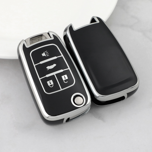 Sliver TPU Car Key Cover For Chevrolet Key Protect Case