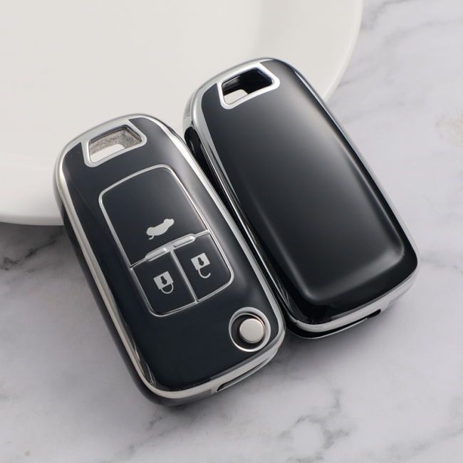 Sliver TPU Car Key Cover For Chevrolet Key Protect Case