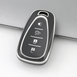 Sliver TPU Car Key Cover For Chevrolet Key Protect Case