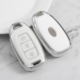 Sliver TPU Car Key Cover For Hyundai Key Protect Case
