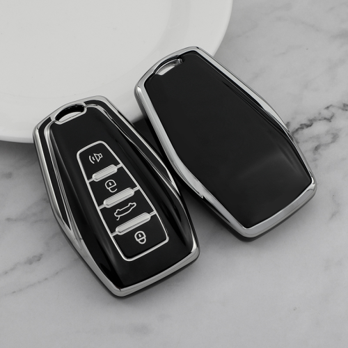 Sliver TPU Car Key Cover For Geely Key Protect Case