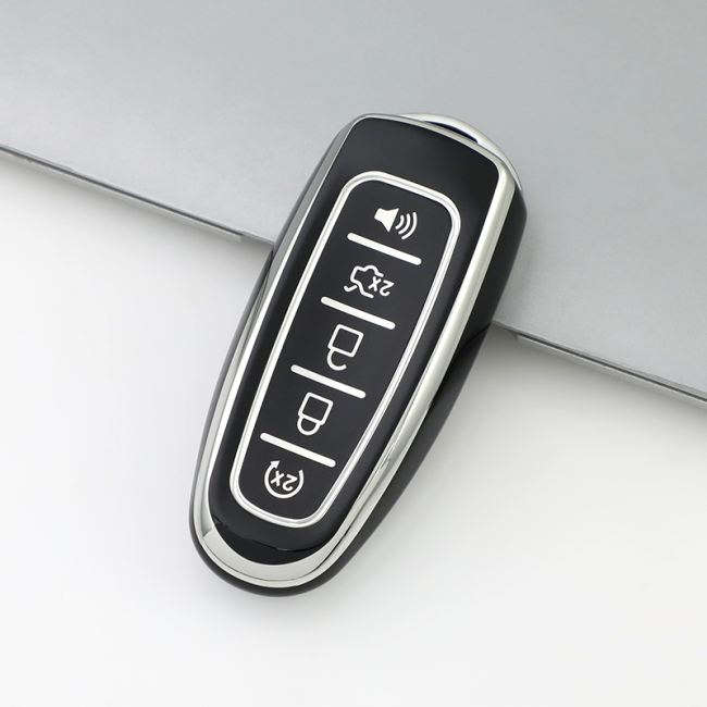 Sliver TPU Car Key Cover For Ford Key Protect Case