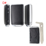 For Mazda 2/3/4 button smart remote key shell without logo