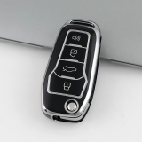 Sliver TPU Car Key Cover For Ford Key Protect Case