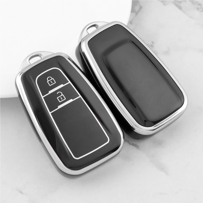 Sliver TPU Car Key Cover For Toyota Key Protect Case