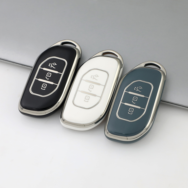 Sliver TPU Car Key Cover For Dongfeng Key Protect Case