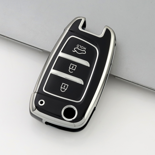 Sliver TPU Car Key Cover For Hyundai Key Protect Case