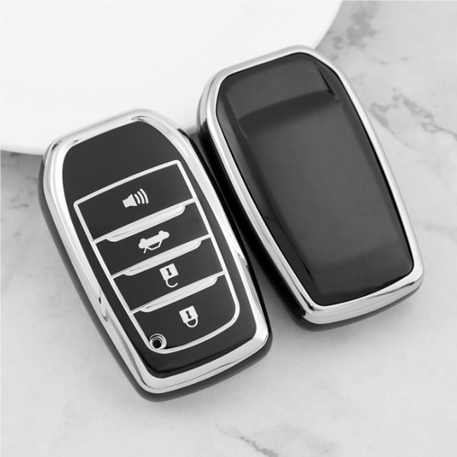 Sliver TPU Car Key Cover For Toyota Key Protect Case
