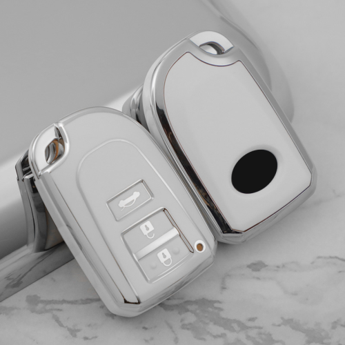 Sliver TPU Car Key Cover For Toyota Key Protect Case