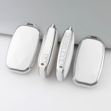 Sliver TPU Car Key Cover For Genesis Key Protect Case
