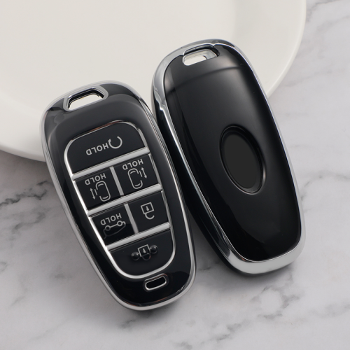 Sliver TPU Car Key Cover For Hyundai Key Protect Case