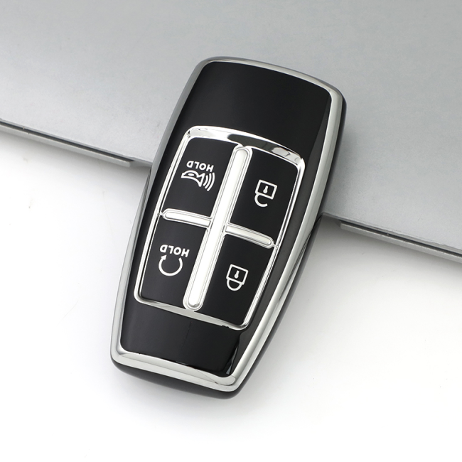 Sliver TPU Car Key Cover For Hyundai Key Protect Case