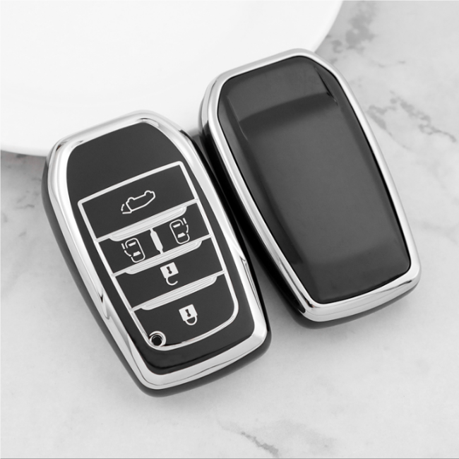 Sliver TPU Car Key Cover For Toyota Key Protect Case