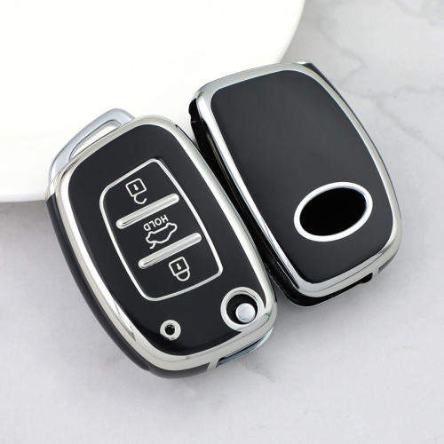 Sliver TPU Car Key Cover For Hyundai Key Protect Case