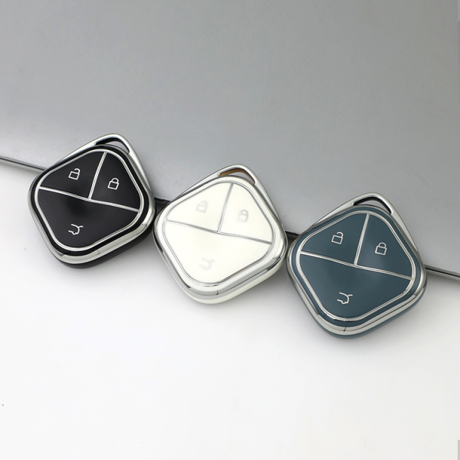 Sliver TPU Car Key Cover For Wuling Key Protect Case