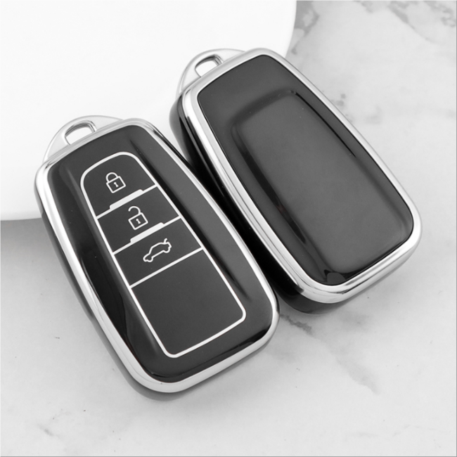 Sliver TPU Car Key Cover For Toyota Key Protect Case
