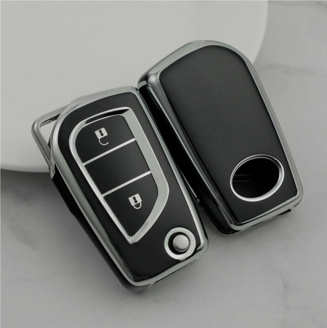 Sliver TPU Car Key Cover For Toyota Key Protect Case