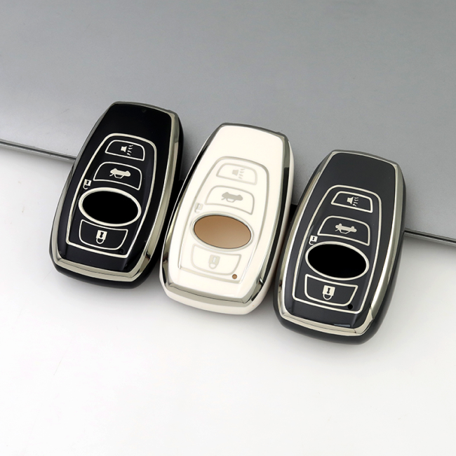 Sliver TPU Car Key Cover For Subaru  Key Protect Case