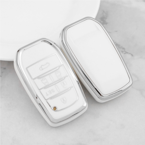 Sliver TPU Car Key Cover For Toyota Key Protect Case