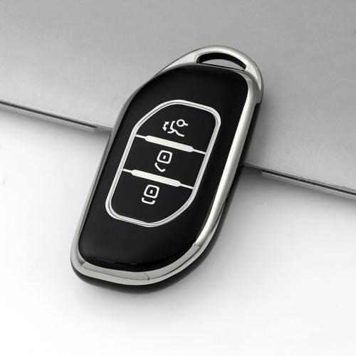Sliver TPU Car Key Cover For Dongfeng Key Protect Case