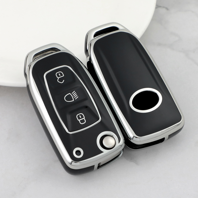 Sliver TPU Car Key Cover For TATA Key Protect Case