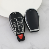 Sliver TPU Car Key Cover For Dodge  Key Protect Case