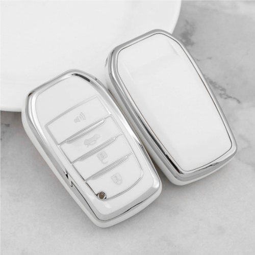 Sliver TPU Car Key Cover For Toyota Key Protect Case