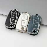Sliver TPU Car Key Cover For Fiat  Key Protect Case
