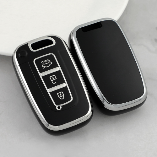 Sliver TPU Car Key Cover For Hyundai Key Protect Case