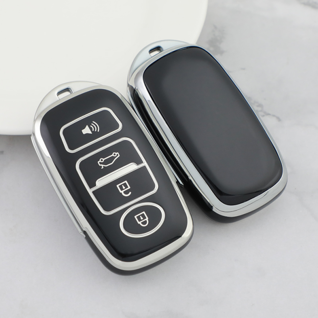 Sliver TPU Car Key Cover For Perodua  Key Protect Case