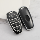 Sliver TPU Car Key Cover For Hyundai Key Protect Case