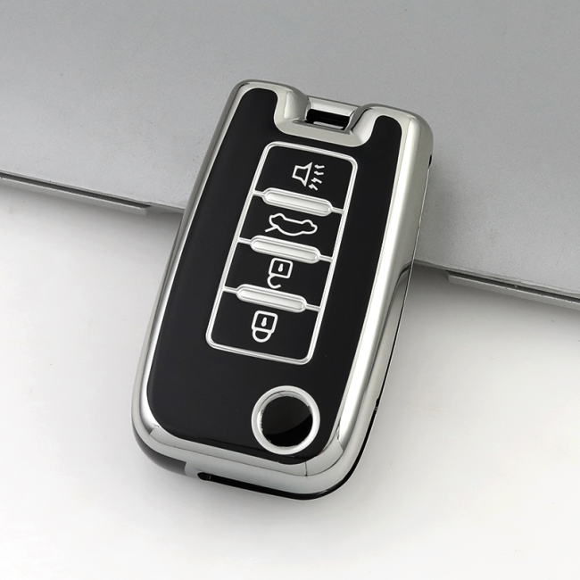Sliver TPU Car Key Cover For Venucir Key Protect Case