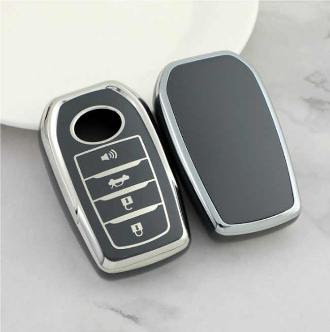 Sliver TPU Car Key Cover For Toyota Key Protect Case