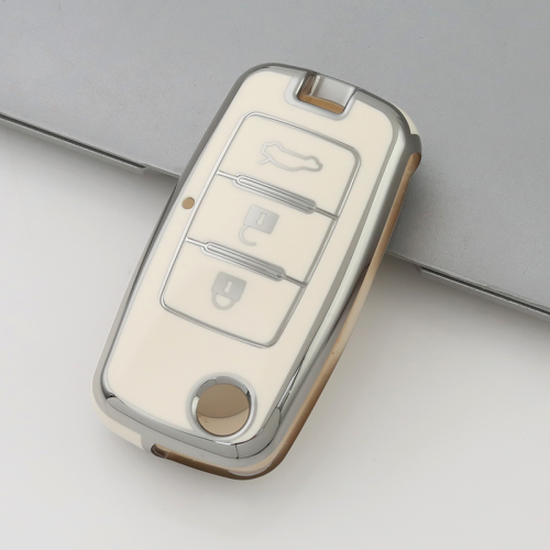 Sliver TPU Car Key Cover For Dongfeng Key Protect Case