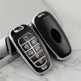 Sliver TPU Car Key Cover For Hyundai Key Protect Case