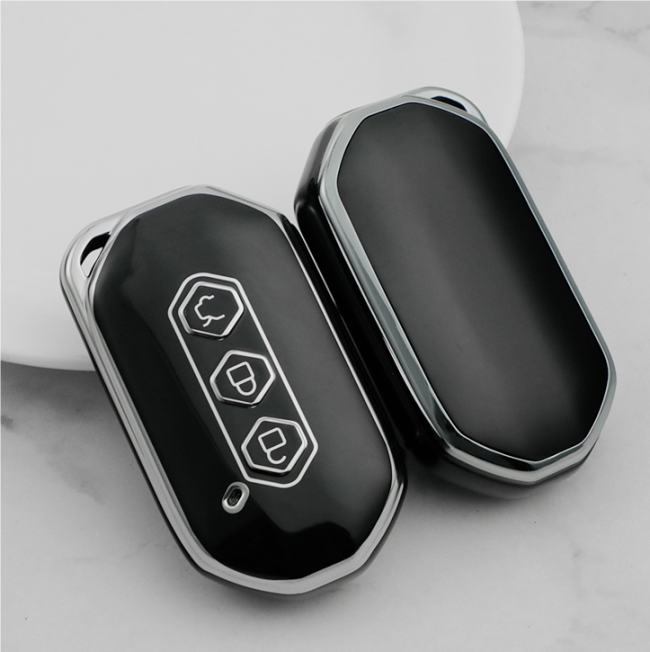 Sliver TPU Car Key Cover For Wuling Key Protect Case