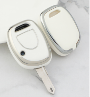 Sliver TPU Car Key Cover For Renault Key Protect Case