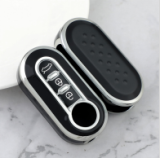 Sliver TPU Car Key Cover For Fiat  Key Protect Case