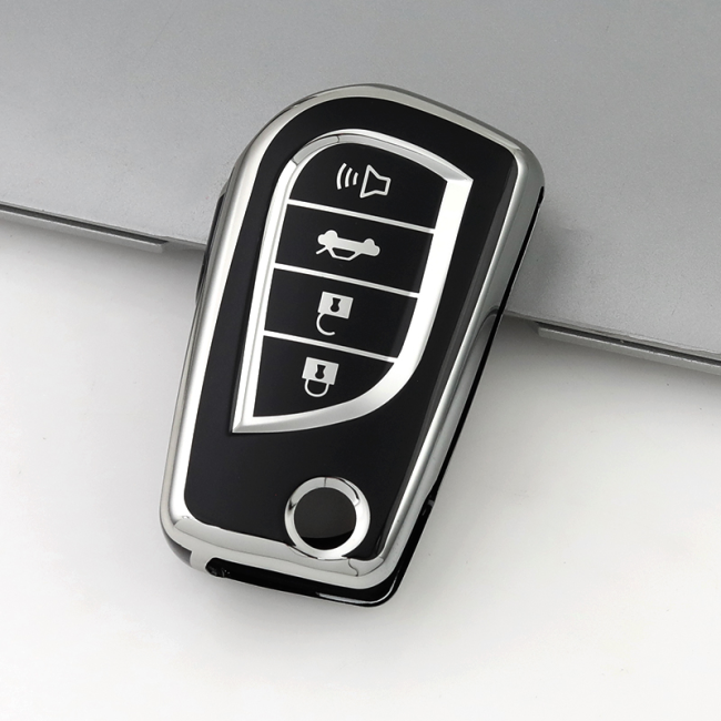 Sliver TPU Car Key Cover For Toyota Key Protect Case