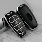 Sliver TPU Car Key Cover For Hyundai Key Protect Case