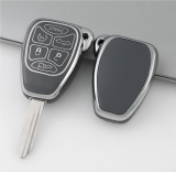 Sliver TPU Car Key Cover For Chrysler  Key Protect Case