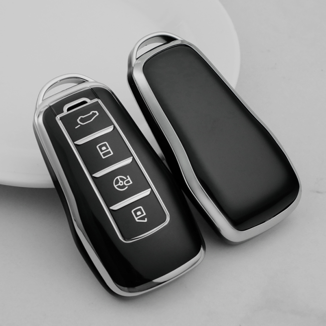 Sliver TPU Car Key Cover For XPENG Key Protect Case